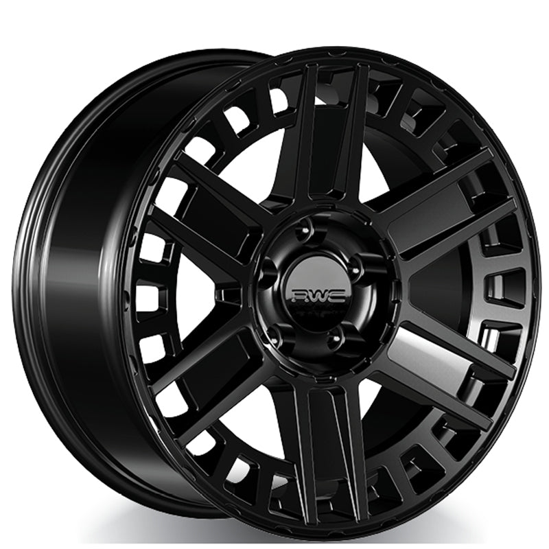 RWC - FO507 - Black - Satin Black - 20" x 8.5", 35 Offset, 5x108 (Bolt pattern), 63.4mm HUB