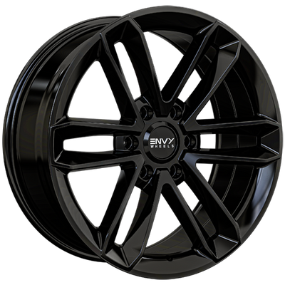 Envy Wheels - APOLLO Q - Black - SATIN BLACK - 22" x 9.5", 25 Offset, 6x139.7 (Bolt Pattern), 78.1mm HUB