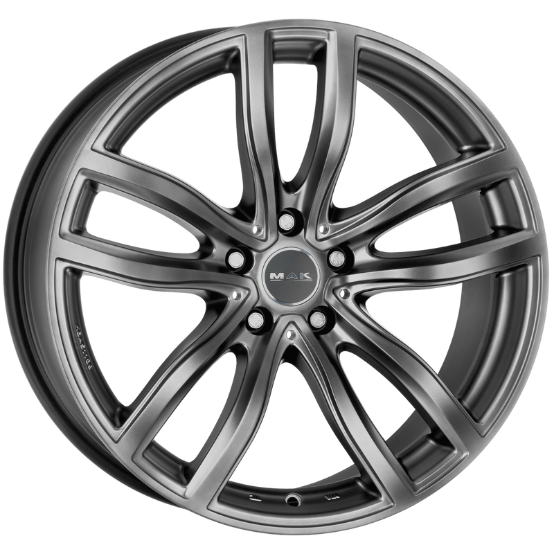 Mak Wheels - FAHR - Silver - M-TITAN - 17" x 8", 45 Offset, 5x120 (Bolt Pattern), 72.6mm HUB