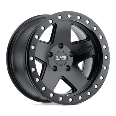 Black Rhino - CRAWLER - Black - Matte Black - 18" x 9.5", -18 Offset, 6x139.7 (Bolt Pattern), 112.1mm HUB