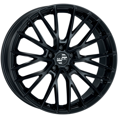 Mak Wheels - SPECIALE-D - Black - GLOSS BLACK - 19" x 9.5", 20 Offset, 5x112 (Bolt Pattern), 66.5mm HUB