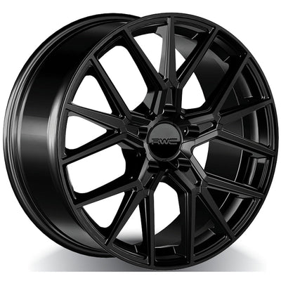 RWC - BM369 - Black - BLACK - 19" x 8", 30 Offset, 5x112 (Bolt Pattern), 66.7mm HUB