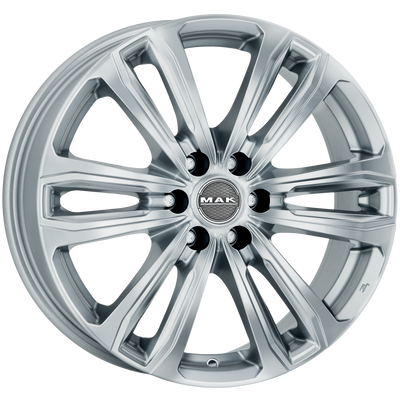 Mak Wheels - SAFARI6 - Silver - SILVER - 20" x 8.5", 38 Offset, 6x139.7 (Bolt Pattern), 67.1mm HUB