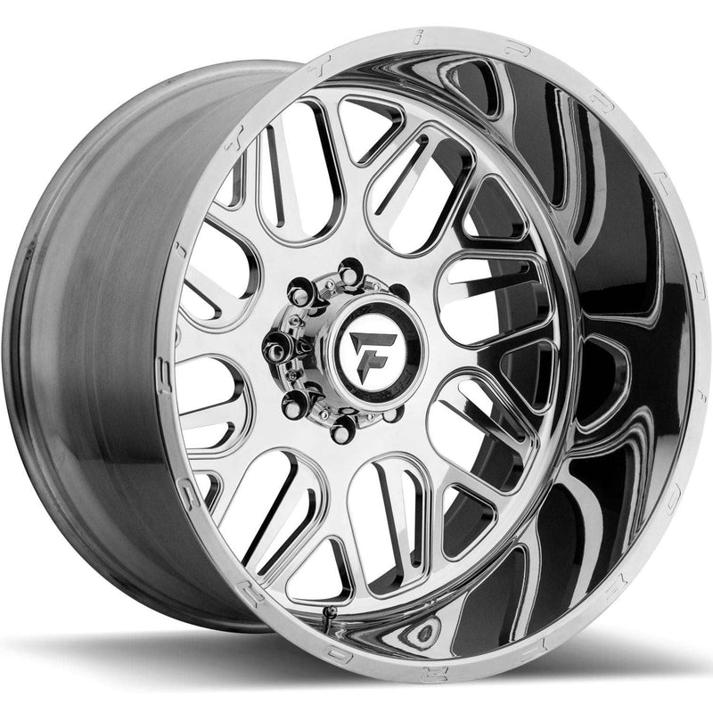 Fittipaldi Offroad - FTF14 - Polished - Polished - 24" x 14", -76 Offset, 8x165.1 (Bolt Pattern), 125.2mm HUB