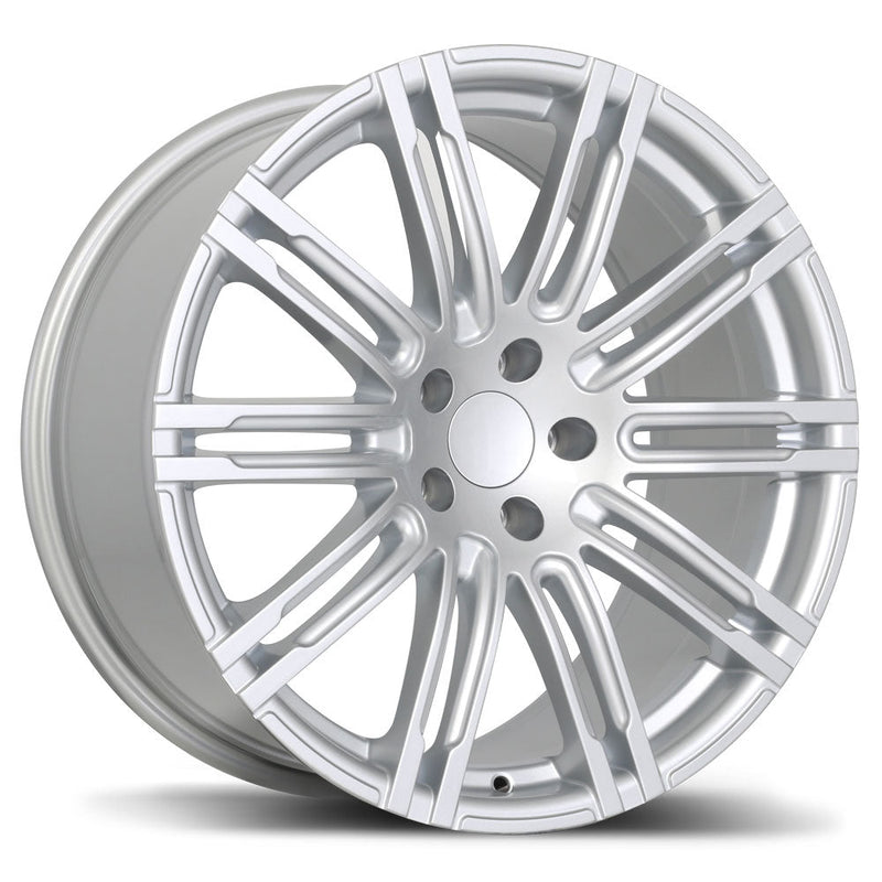 Replika - R188 - Silver - Gloss Silver - 19" x 8.5", 28 Offset, 5x112 (Bolt Pattern), 66.5mm HUB
