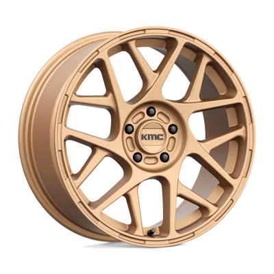 KMC Wheels - KM708 BULLY - Bronze - Matte Bronze - 18" x 8", 38 Offset, 5x114.3 (Bolt Pattern), 72.6mm HUB