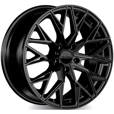 RWC - PC535 - Black - Gloss Black - 20" x 10", 19 Offset, 5x112 (Bolt pattern), 66.45mm HUB