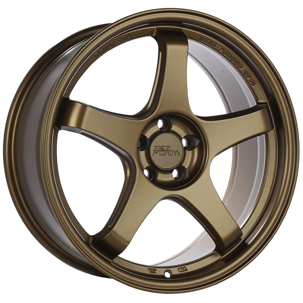 720 Form - FF6 - Bronze - Gloss Bronze - 18" x 9.5", 35 Offset, 5x114.3 (Bolt Pattern), 73.1mm HUB