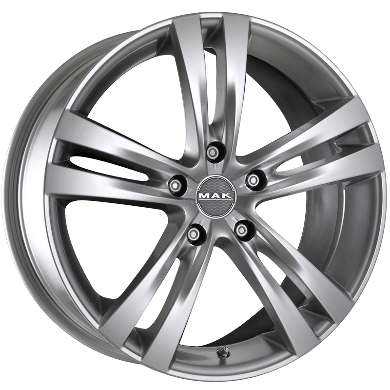 Mak Wheels - ZENITH - Silver - HYPER SILVER - 16" x 6.5", 42 Offset, 5x112 (Bolt Pattern), 76mm HUB
