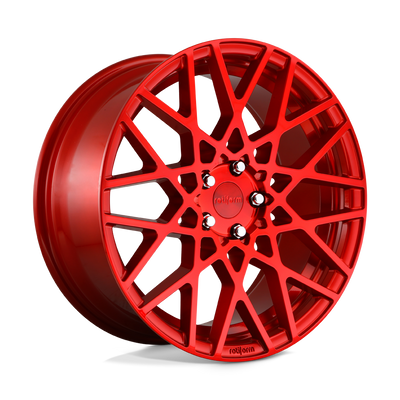 Rotiform - R109 BLQ - CANDY RED - 18" x 8.5", 45 Offset, 5x112 (Bolt Pattern), 66.6mm HUB