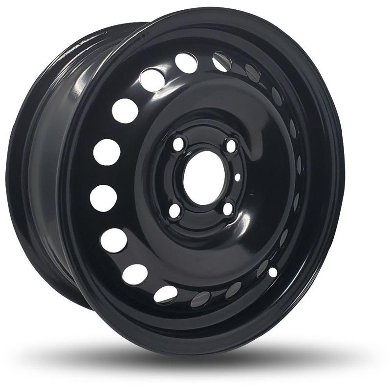 DTD - Steel - Black - Gloss Black - 15" x 6", 40 Offset, 4x114.3 (Bolt pattern), 66.1mm HUB