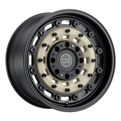 Black Rhino - ARSENAL - Gunmetal - SAND ON BLACK - 20" x 12", -44 Offset, 5x127 (Bolt Pattern), 71.5mm HUB