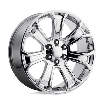 OE Creations - PR166 - Chrome - CHROME - 22" x 9", 24 Offset, 6x139.7 (Bolt Pattern), 78.1mm HUB