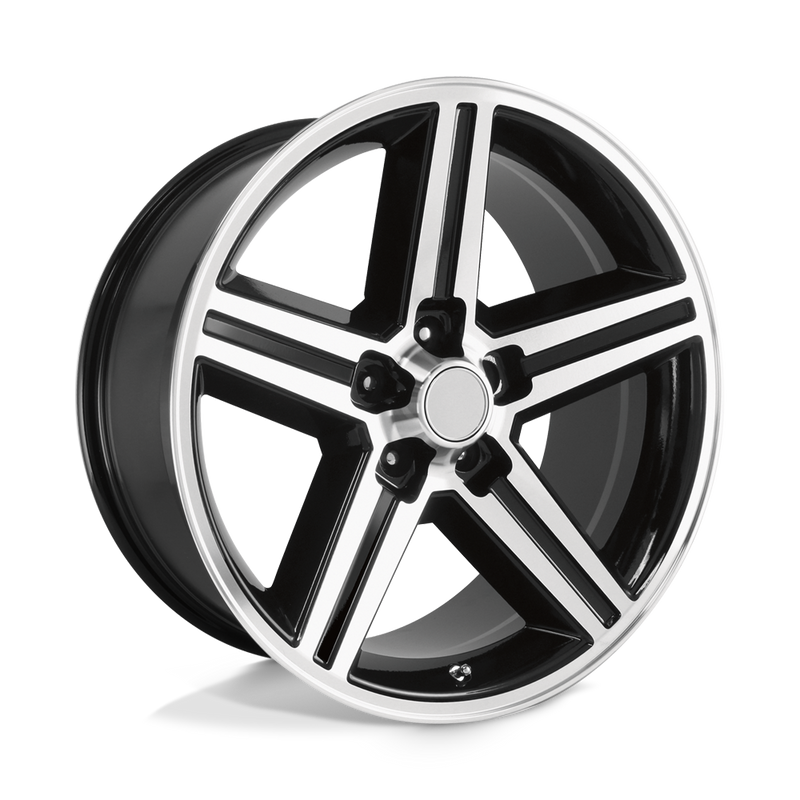 OE Creations - PR148 - Black - GLOSS BLACK MACHINED - 20" x 8", 0 Offset, 5x120.65 (Bolt Pattern), 73.1mm HUB