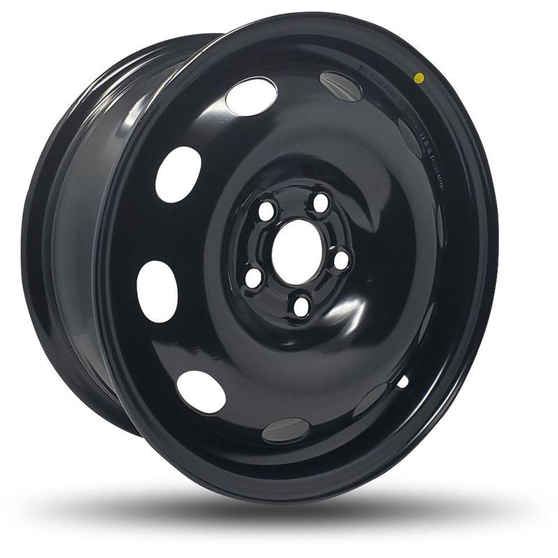 DTD - Steel - Black - Gloss Black - 15" x 6", 38 Offset, 5x100 (Bolt pattern), 57,10mm HUB
