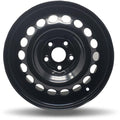DTD - Steel - Black - Gloss Black - 15" x 6", 33 Offset, 5x105 (Bolt pattern), 56,60mm HUB
