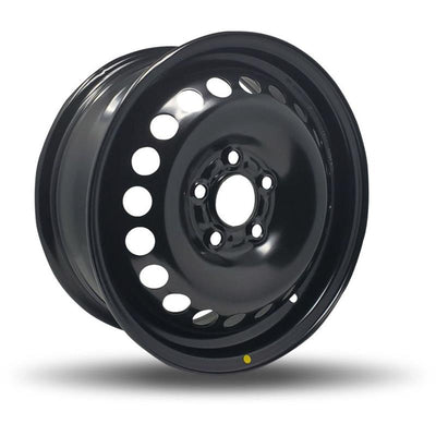 DTD - Steel - Black - Gloss Black - 15" x 6", 52 Offset, 5x108 (Bolt pattern), 63,30mm HUB