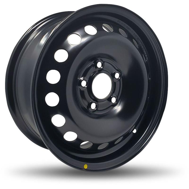 DTD - Steel - Black - Gloss Black - 15" x 6", 47 Offset, 5x112 (Bolt pattern), 66.6mm HUB
