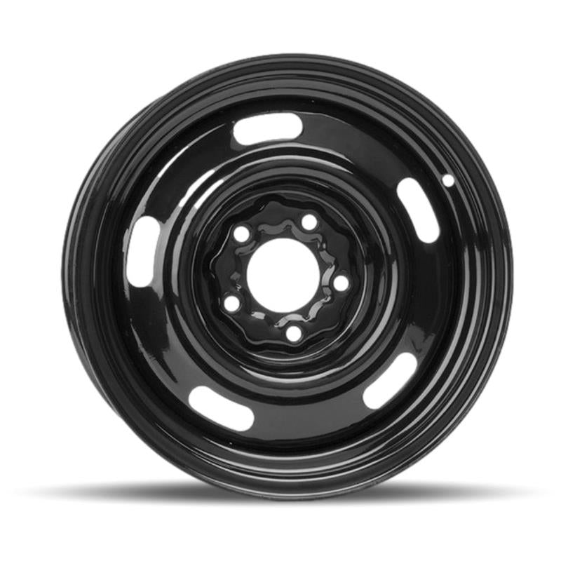 DTD - Steel - Black - Gloss Black - 15" x 6", 7 Offset, 5x114.3 (Bolt pattern), 71.5mm HUB
