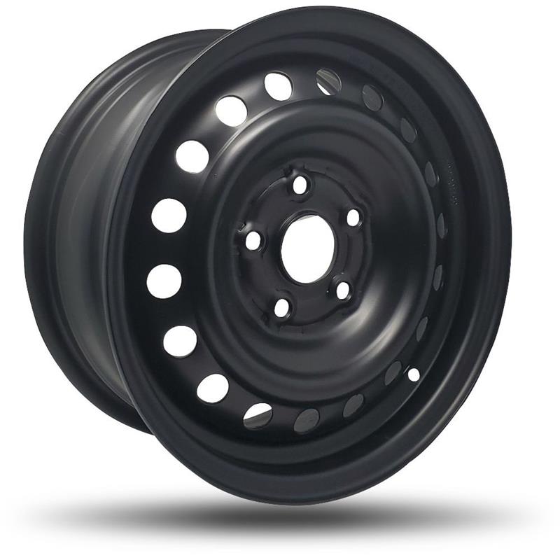 DTD - Steel - Black - Gloss Black - 15" x 6", 45 Offset, 5x114.3 (Bolt pattern), 60.1mm HUB