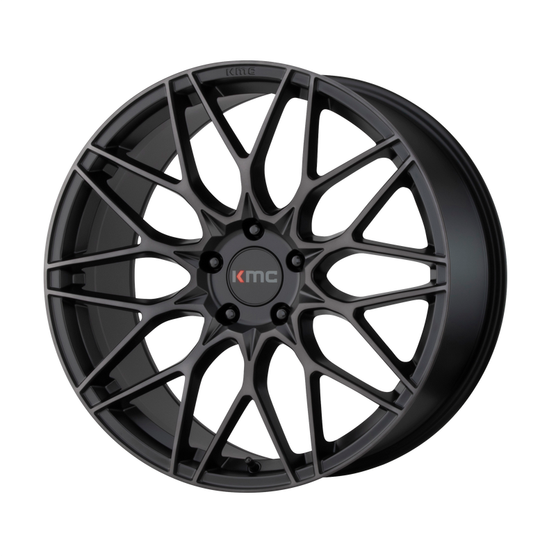 KMC Wheels - KM713 ALKALINE - Black - Phantom Black - 19" x 10", 40 Offset, 5x114.3 (Bolt Pattern), 72.6mm HUB