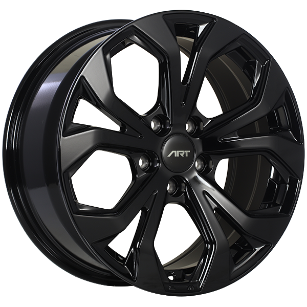 ART - Replica 183 - Black - Gloss Black - 18" x 8", 40 Offset, 5x114.3 (Bolt Pattern), 67.1mm HUB