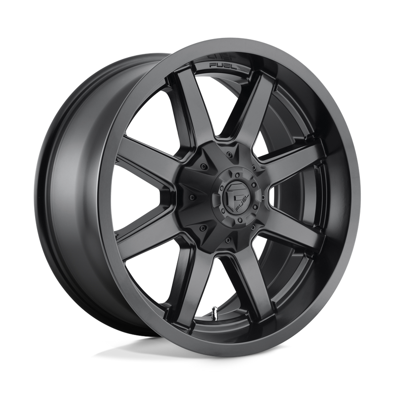 Fuel - D436 MAVERICK - Black - SATIN BLACK - 20" x 8.25", 105 Offset, 10x225 (Bolt Pattern), 170.1mm HUB