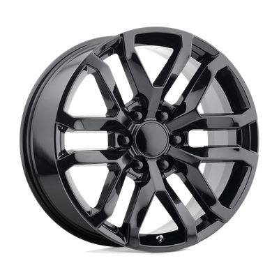 OE Creations - PR196 - Black - GLOSS BLACK - 20" x 9", 24 Offset, 6x139.7 (Bolt Pattern), 78.1mm HUB