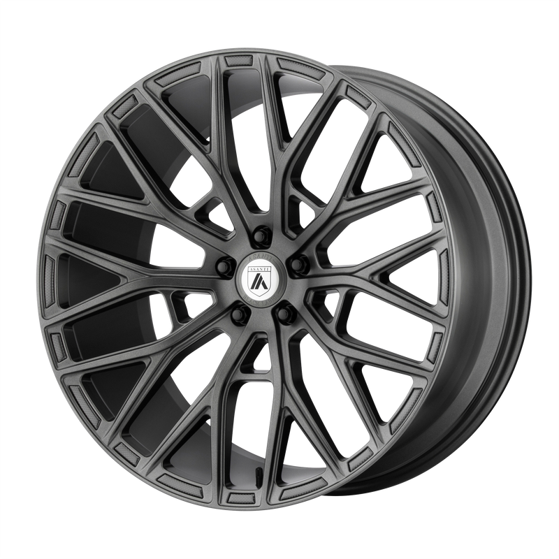 Asanti Black - ABL-21 LEO - Gunmetal - MATTE GRAPHITE - 20" x 9", 35 Offset, 5x114.3 (Bolt Pattern), 72.56mm HUB