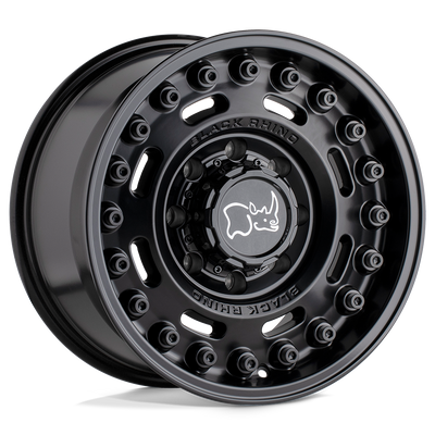 Black Rhino - AXLE - Black - MATTE BLACK - 20" x 9.5", -18 Offset, 5x127 (Bolt Pattern), 71.5mm HUB