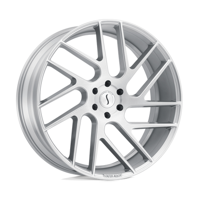 Status Wheels - JUGGERNAUT - Silver - Silver with Brushed Machined Face - 26" x 10", 25 Offset, 6x139.7 (Bolt Pattern), 112.1mm HUB
