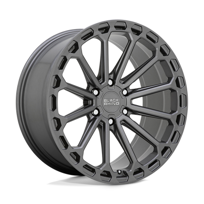 Black Rhino - KAIZEN - Gunmetal - MATTE GUNMETAL - 17" x 9.5", 18 Offset, 6x114.3 (Bolt Pattern), 76.1mm HUB