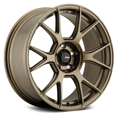 Konig - Ampliform - Bronze - Gloss Bronze - 18" x 9.5", 35 Offset, 5x120 (Bolt Pattern), 72.6mm HUB
