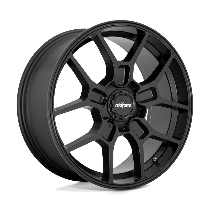 Rotiform - R177 ZMO - Black - MATTE BLACK - 19" x 8.5", 35 Offset, 5x112 (Bolt Pattern), 66.6mm HUB