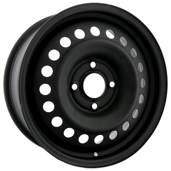 Envy Wheels - NX4 STEEL WHEEL - Black - FLAT BLACK - 16" x 6.5", 45 Offset, 4x114.3 (Bolt Pattern), 66.1mm HUB