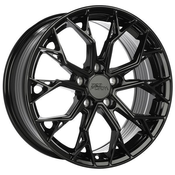 720 Form - RF1-V - Black - Gloss Black - 20" x 9", 35 Offset, 5x114.3 (Bolt Pattern), 73.1mm HUB