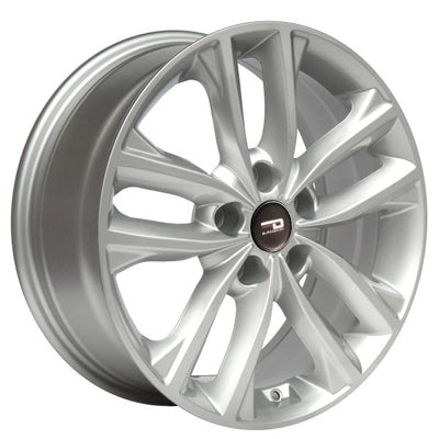 Euro Design - KR-1 - Silver - 17" x 7", 38 Offset, 5x114.3 (Bolt pattern), 67.10mm HUB