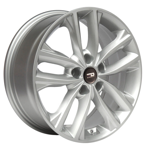 Euro Design - KR-1 - Silver - 17" x 7", 38 Offset, 5x114.3 (Bolt pattern), 67.10mm HUB