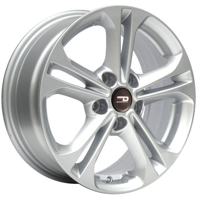 Euro Design - KR-2 - Silver - 16" x 6.5", 38 Offset, 5x114.3 (Bolt pattern), 67.10mm HUB