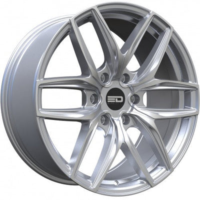 Euro Design - Forza 6 - Silver - Silver - 20" x 9", 25 Offset, 6x135 (Bolt Pattern), 87.1mm HUB