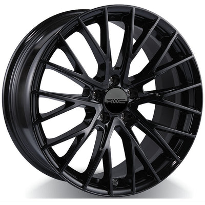 RWC - BM1009 - Black - BLACK - 19" x 8.5", 48 Offset, 5x112 (Bolt Pattern), 66.7mm HUB