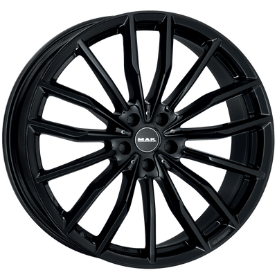 Mak Wheels - RAPP - Black - GLOSS BLACK - 21" x 9.5", 37 Offset, 5x112 (Bolt Pattern), 66.6mm HUB