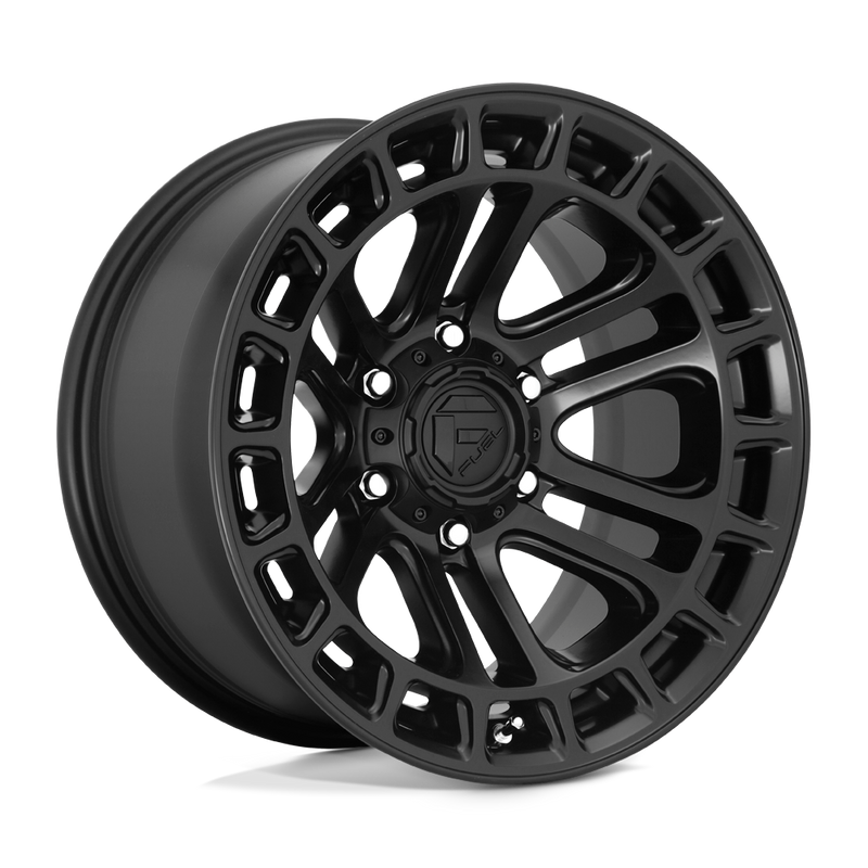 Fuel - D718 HEATER - Black - MATTE BLACK - 20" x 9", 1 Offset, 6x139.7 (Bolt Pattern), 106.1mm HUB