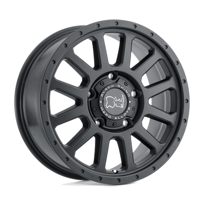 Black Rhino - HAVASU - Black - Matte Black - 18" x 8", 48 Offset, 6x139.7 (Bolt Pattern), 112.1mm HUB
