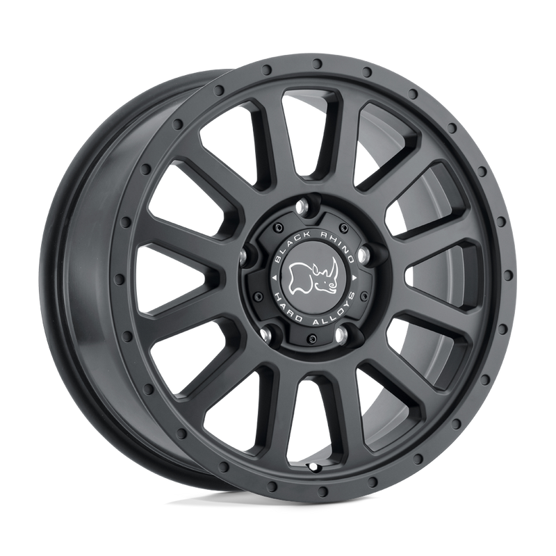 Black Rhino - HAVASU - Black - Matte Black - 18" x 8", 48 Offset, 6x139.7 (Bolt Pattern), 112.1mm HUB