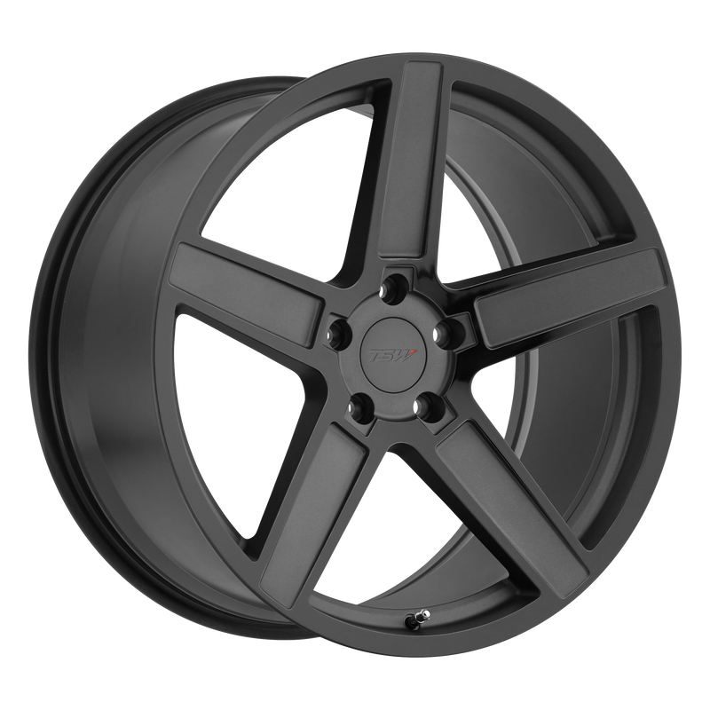 TSW Wheels - ASCENT - Gunmetal - MATTE GUNMETAL W/ GLOSS BLACK FACE - 20" x 8.5", 2 Offset, 5x112 (Bolt Pattern), 72.1mm HUB