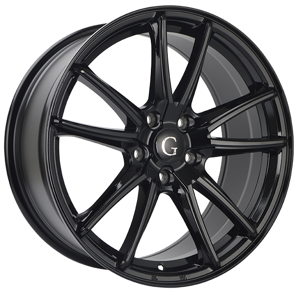Ghost Wheels - Ghost - Black - Gloss Black - 18" x 8", 42 Offset, 5x114.3 (Bolt Pattern), 73.1mm HUB