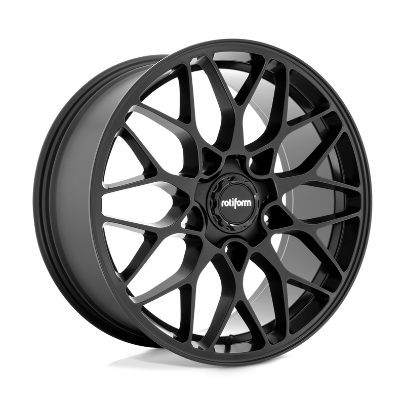 Rotiform - R190 - Black - MATTE BLACK - 20" x 10.5", 35 Offset, 5x112 (Bolt Pattern), 66.6mm HUB