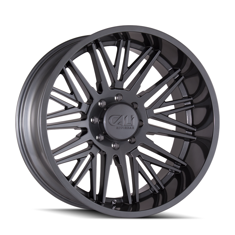 Cali Off-Road - RAWKON - Grey - GRAPHITE - 20" x 12", -51 Offset, 6x135 (Bolt Pattern), 87.1mm HUB
