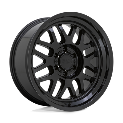 Black Rhino - DELTA - Black - GLOSS BLACK - 17" x 9.5", 2 Offset, 5x139.7 (Bolt Pattern), 87.1mm HUB